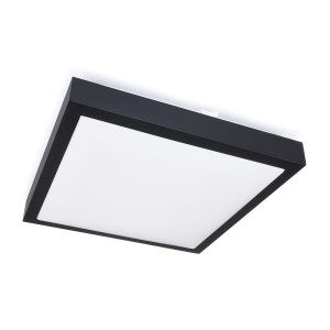 Plafon Led Solen 18W kwadrat 4000K czarny 4344 LVT