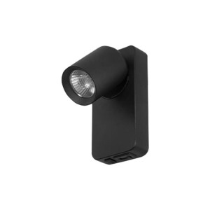 Kinkiet do czytania GU10 Timo czarny USB A+C 0462 LVT
