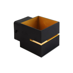 Kinkiet wewnętrzny LED G9 IP20 Costa Gold czarny 3344 LVT