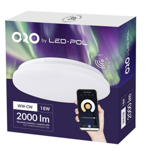 Plafon ORO-CERES-WIFI-DRIVE-18W-CCT ORO31007 LED-POL