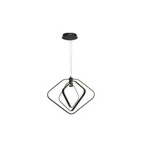 Lampa wisząca LED MESTO 36W 47*35 4000K czarna 2660 LVT