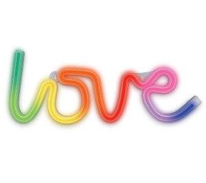 Neon Forever LED RGB Love RTV100438 PLASTROL