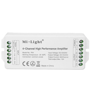 Wzmacniacz LED RGBW RF 12/24V 15A PA4 LVT