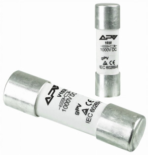 Wkładka bezpiecznikowa fotowoltaika 12a 10x38 1000v APV-WB-10X38-12A VCX