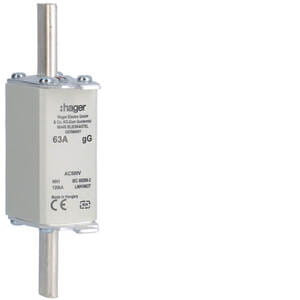 Bezpiecznik zwłoczny. NH1C 63A AC 500V gG LNH1063T HAGER