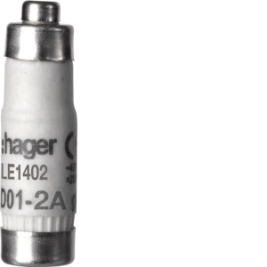 Bezpiecznik zwłoczny D0 D01/E14 2A 400VgL/gG LE1402 HAGER