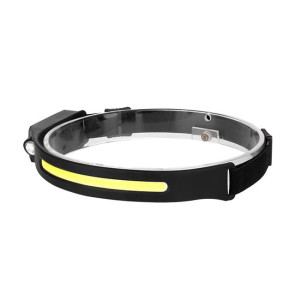 Latarka LED czołowa 3W COB + 1W LED sensor akumulator 0475 LVT