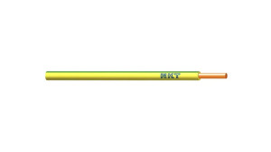 Przewód instalacyjny H07V-U (DY) 2,5 450/750V żółto-zielony KRĄŻEK 172105019C0100 NKT