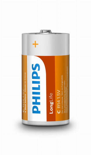 Bateria LongLife C R14 R14L2F/10 PHILIPS