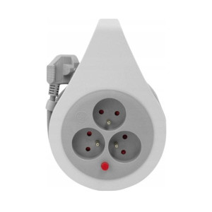 Przedłużacz zwijany 10m 3x1mm W-72016 PLASTROL
