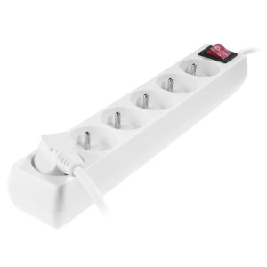 Przedłużacz z sześciokrotnym gniazdem wtyczkowym W-98172 PLASTROL