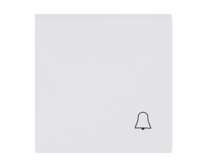 Klawisz dzwonek srebrny LUMINA WL6012 HAGER