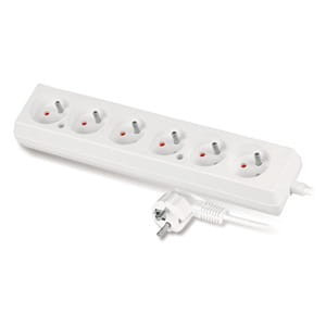Przedłużacz 6-gniazd z uziemieniem 5 m T-974720 PLASTROL