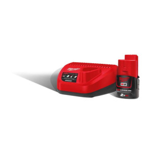 Akumulator M12™, Li-ion 12 V, 2.0 Ah + ładowarka M12 NRG-201 MILWAUKEE