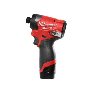 Subkompaktowa zakrętarka udarowa 1/4" HEX 12V M12 FID2-202X MILWAUKEE