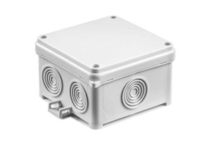 Puszka naścienna 88x88x55 mm IP54 z dławnicami zintegrowanymi SIMET