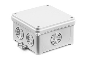 Puszka naścienna 98x98x60 mm IP54 z dławnicami zintegrowanymi SIMET