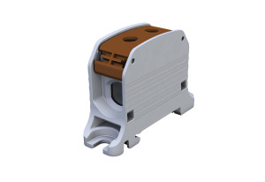 Złączka szynowa gwintowa Al/Cu 87310 jednobiegunowa 50 mm² 2 otwory SIMET