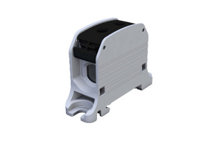 Złączka szynowa gwintowa Al/Cu 87310 jednobiegunowa 50 mm² 2 otwory SIMET