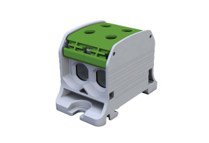 Złączka szynowa gwintowa Al/Cu 87320 jednobiegunowa 50 mm² 4 otwory SIMET