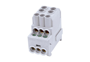 Blok rozdzielczy-dystrybucyjny Al/Cu 80010 jednobiegunowy 25 mm² SIMET