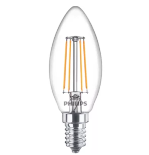 Świeczka przezroczysta LED 40W B35 E14 PHILIPS