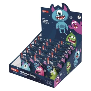 Brelok LED monsterki 18 szt. display box EMOS