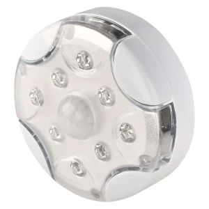 Lampka nocna 8× LED 3× AA, 90lm, czujnik PIR, biała EMOS