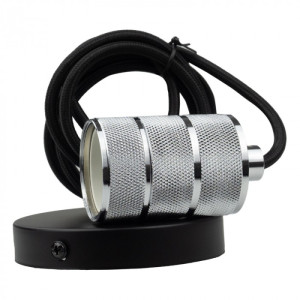 Oprawa sufitowa wisząca 2m E27 OSW-1 Chrom Seria Zero ECOLIGHT