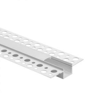 Profil GP02 podtynkowy biały + klosz mleczny 2m ECOLIGHT