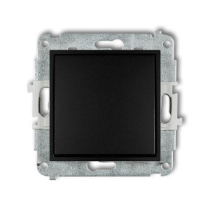 Mechanizm łącznika jednobiegunowego czarny mat MINI KARLIK