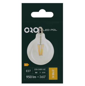 Żarówka ORO CLARO E27 G125 7W NW LED-POL