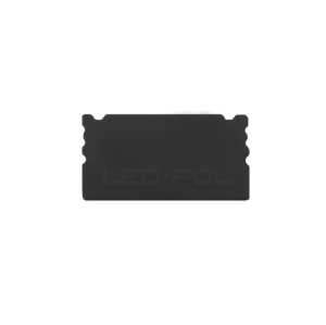 Zaślepka końcowa ORO-CAP-UNI-IN/OUT BLACK LED-POL