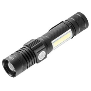 Latarka akumulatorowa USB 800 lm 2 w 1 CREE T6 LED TOPEX