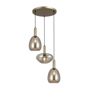 Lampa wisząca GATER PND-23541-3-GD-CH ITALUX