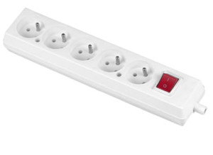 Gniazdo do przedłużacza 5X2P+Z+W T-10491 PLASTROL