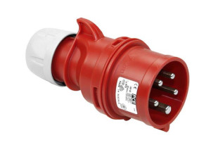 Wtyczka przenosna PCE IP44 32A 3P+Z+N 025-6