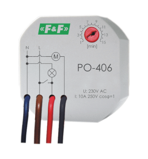 Przekaźnik czasowy z opóźnionym opadaniem PO-406 F&F