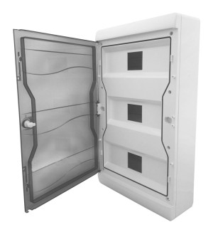 Rozdzielnica natynkowa 37-modułowa z drzwiczkami IP55 6671-237 TAREL