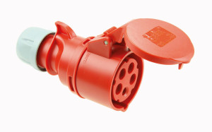 Gniazdo przenośne TWIST IP44 16A 5P PCE 215-6