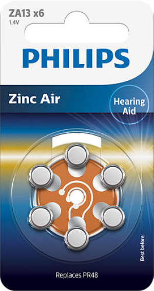Bateria do aparatu słuchowego ZA13 ZA13B6A/10 PHILIPS