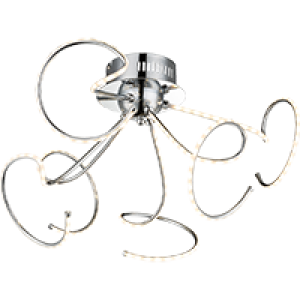 Lampa wisząca ozdobna aluminium 1x21W LED REBEL 67814D1 GLOBO