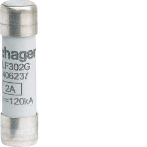Bezpiecznik cylindryczny 10x 38m 2A HAGER