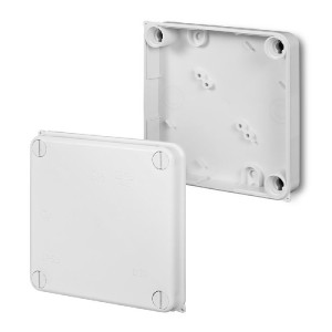 Puszka hermetyczna natynkowa PK-3, wymiary: 135x135x42mm, pusta IP55 biała; 0251-00 ELEKTRO-PLAST NASIELSK