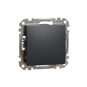 Sedna Design & Elements Łącznik 1-biegunowy, czarny antracyt; SDD114101, SCHNEIDER ELECTRIC