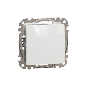 Sedna Design & Elements Przycisk 1-biegunowy, biały; SDD111111, SCHNEIDER ELECTRIC
