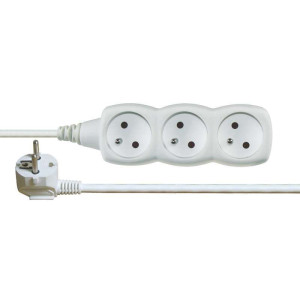 Przedłużacz 3G z/u, OMY3x1, 10m; biały