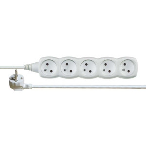 Przedłużacz 5G z/u, OMY3x1, 5m; biały
