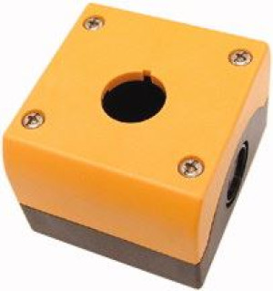 Obudowa kasety 1-otworowa 22mm żółta IP67, M22-IY1; 216536, EATON ELECTRIC