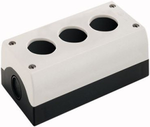Obudowa kasety 3-otworowa 22mm szara IP67, M22-I3; 216538, EATON ELECTRIC